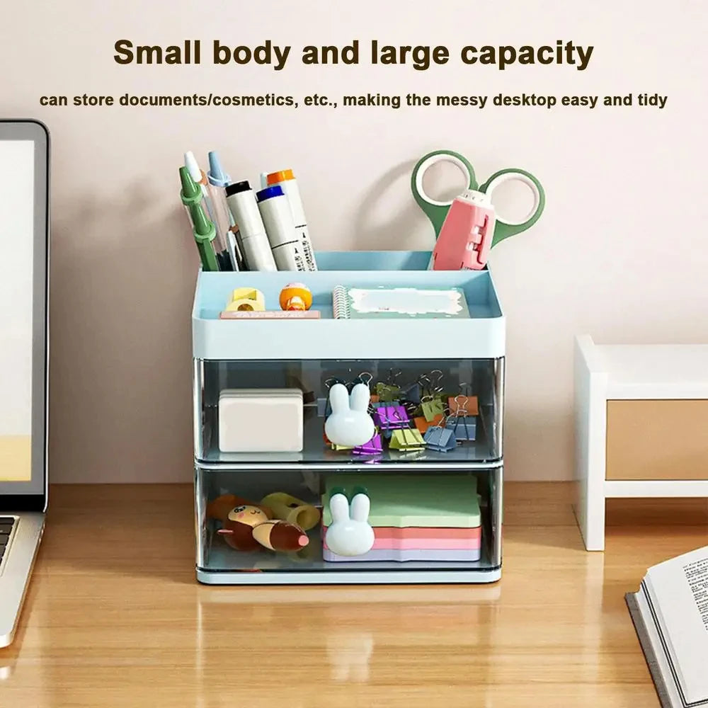 Desktop Storage Organizer with Drawers