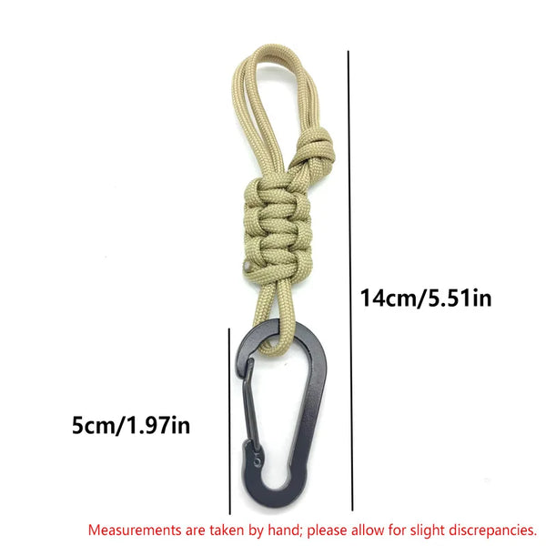 Paracord Carabiner Keychain