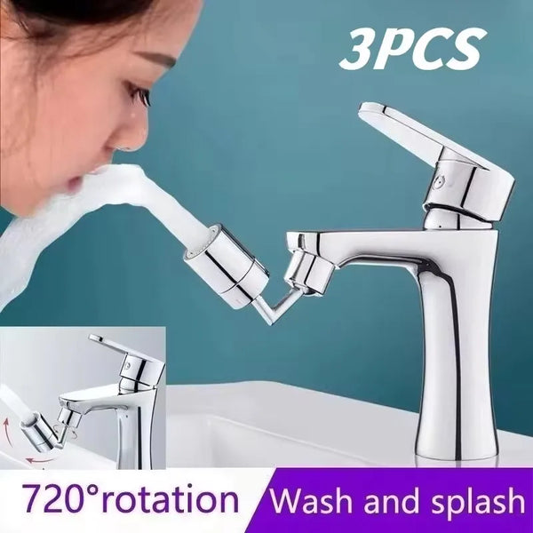 720° Rotating Faucet Aerator Spray Head Extender