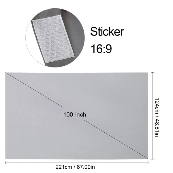 Portable Anti-Light Projector Screen