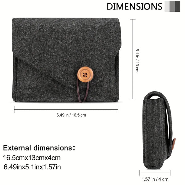Felt Electronics Organizer Case