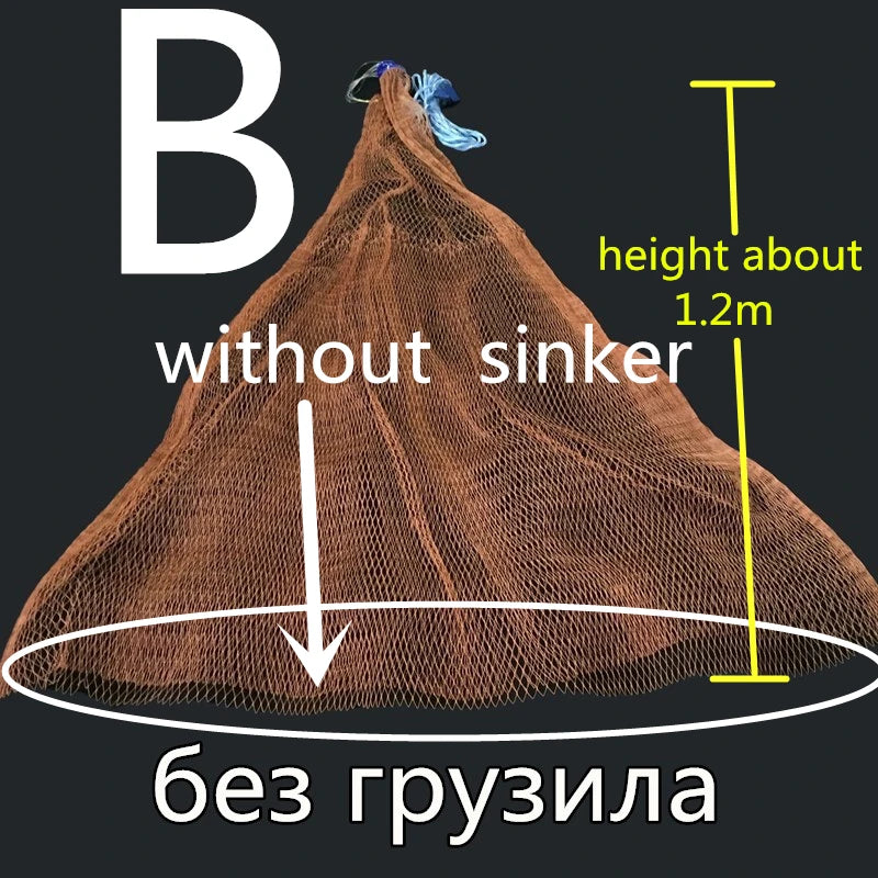 Hand Throw Cast Fishing Net