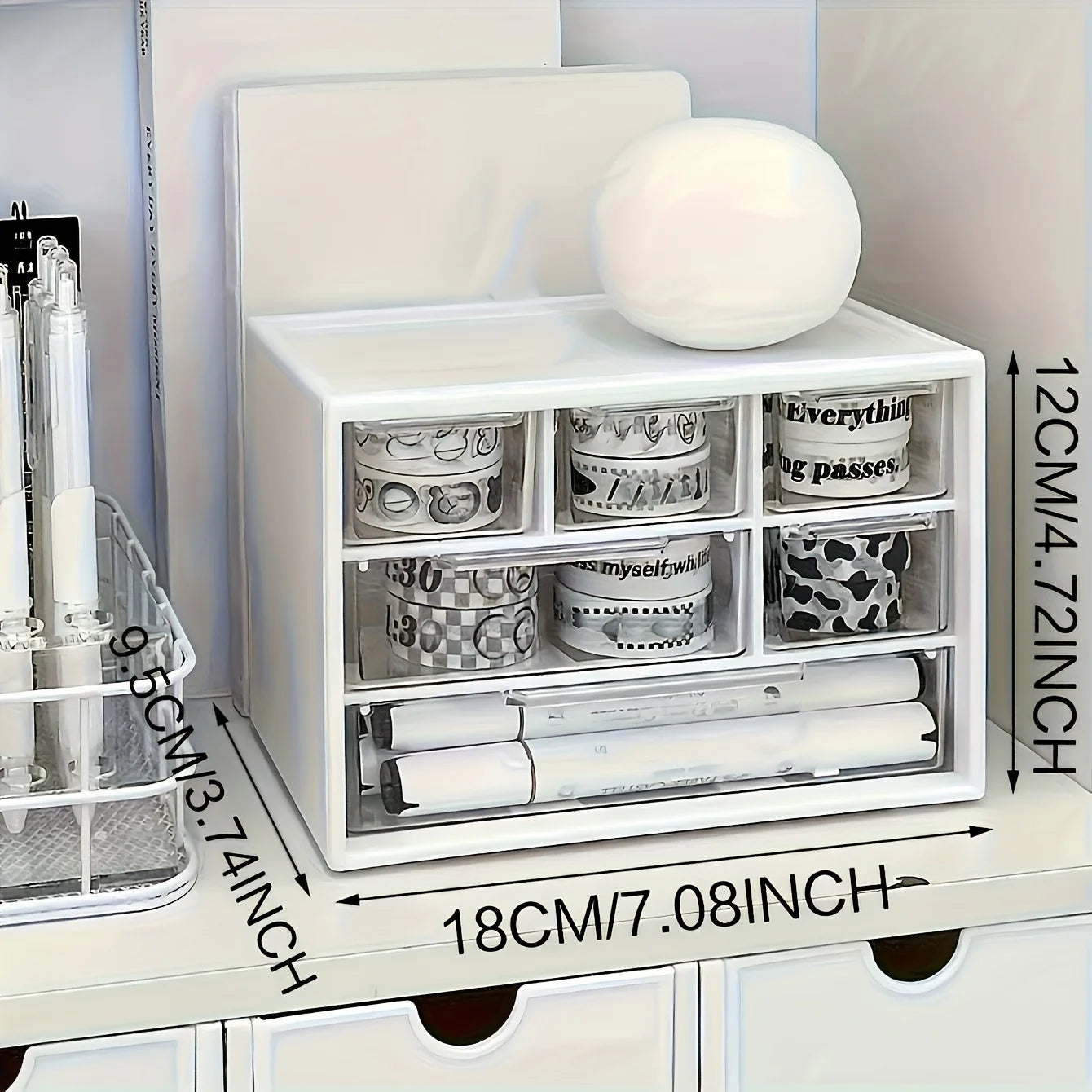 Six-Drawer Desktop Storage Organizer Secondary image