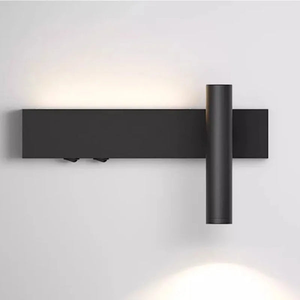 Modern LED Wall Sconce with Adjustable Spotlight