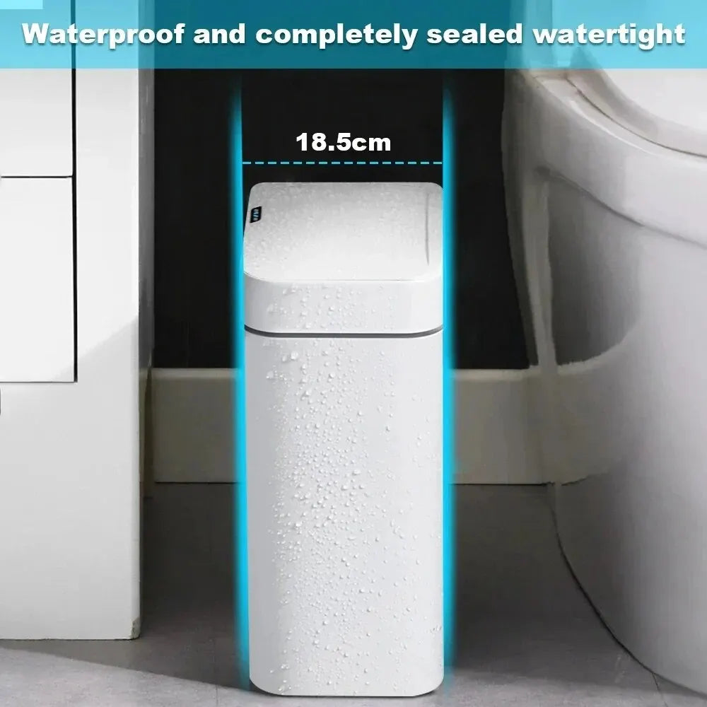 Smart Sensor Bathroom Trash Can - 15L