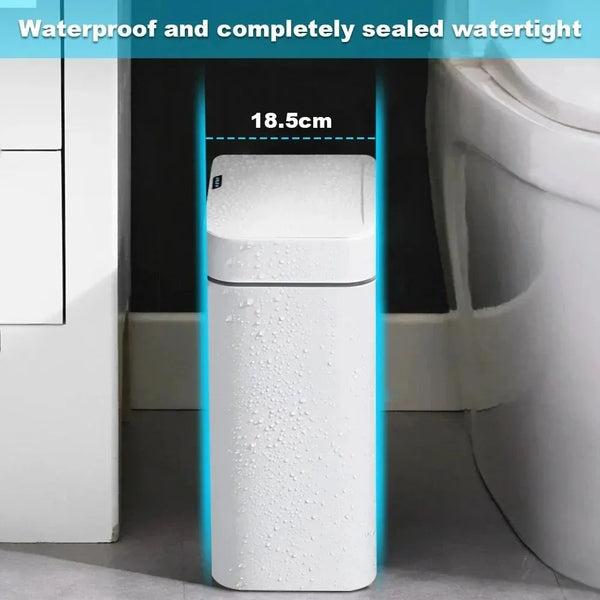 Smart Sensor Bathroom Trash Can - 15L