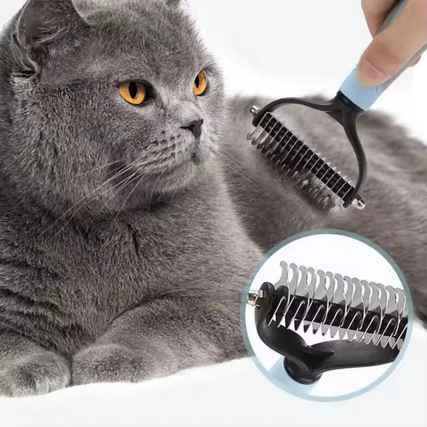 Pet Deshedding & Dematting Grooming Brush