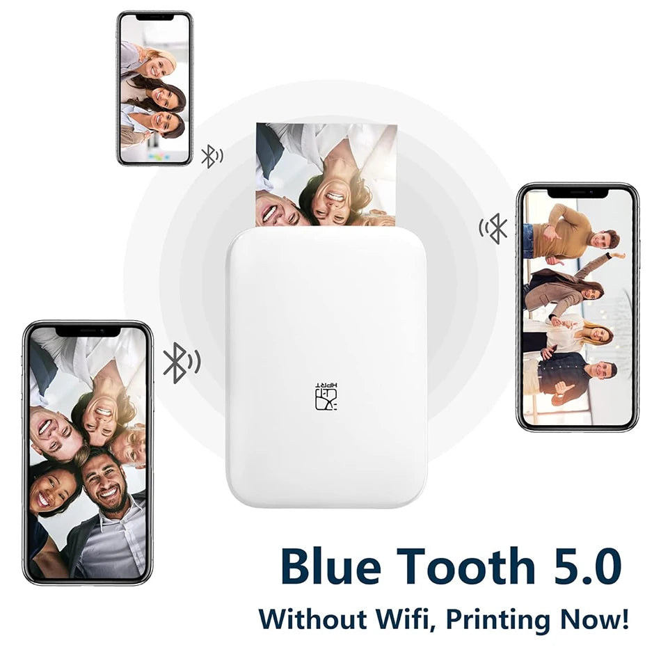 HPRT Pocket Photo Printer 2x3" - Wireless Bluetooth Secondary image