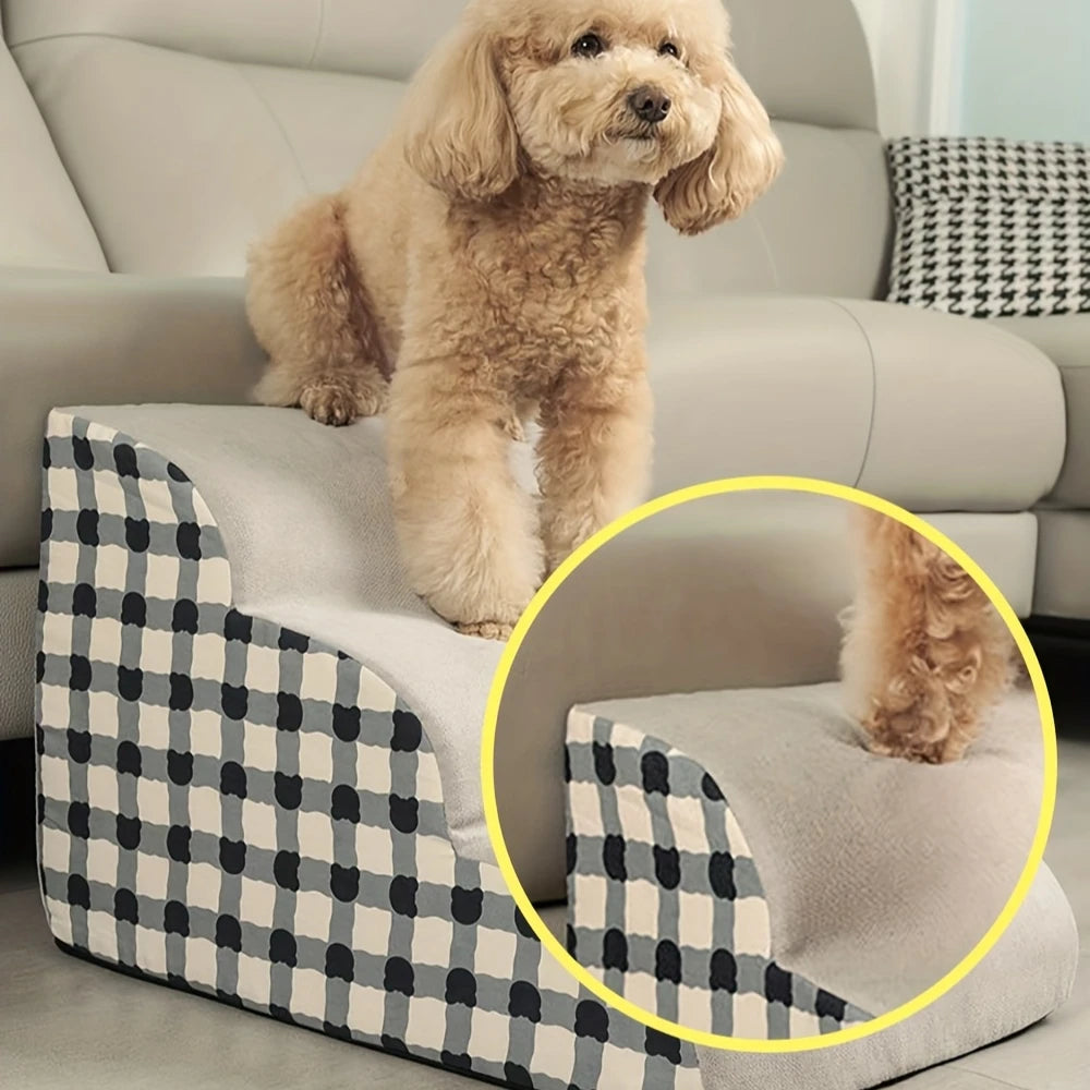 Foam Pet Stairs - Non-Slip Dog & Cat Steps
