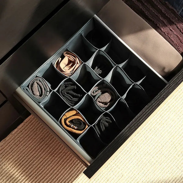 Foldable Drawer Organizer Dividers Set