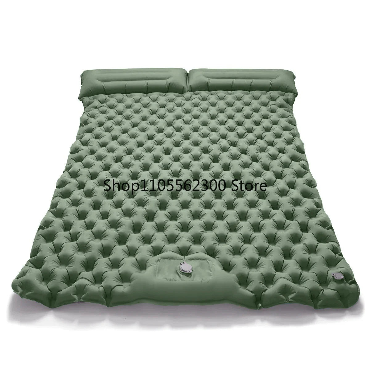 Inflatable Double Camping Sleeping Pad with Pillows Secondary image