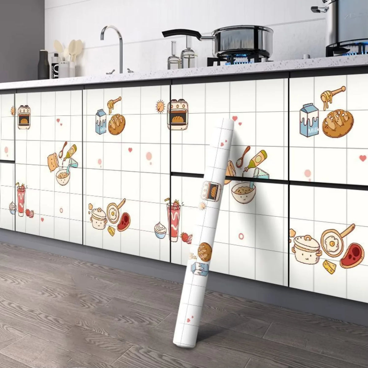 Self-Adhesive Marble Wallpaper Sticker Roll