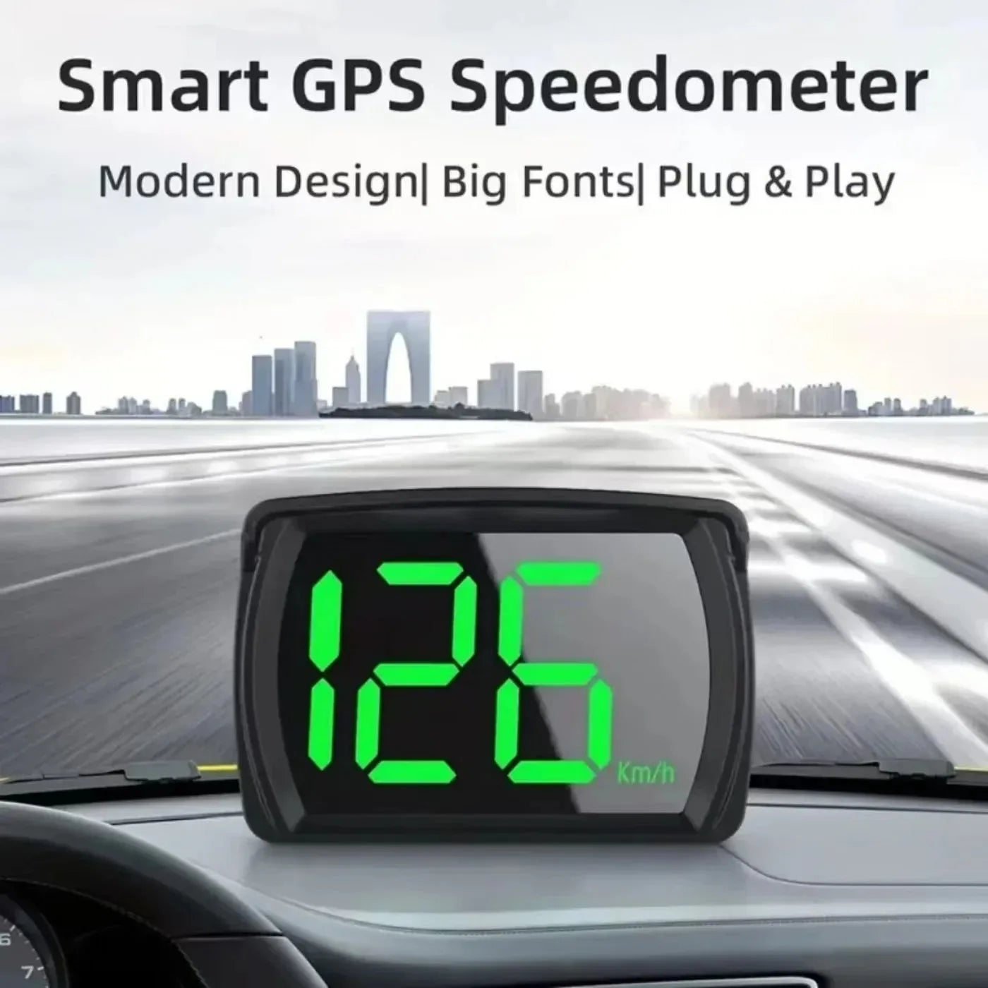Car HUD GPS Speedometer Display Secondary image