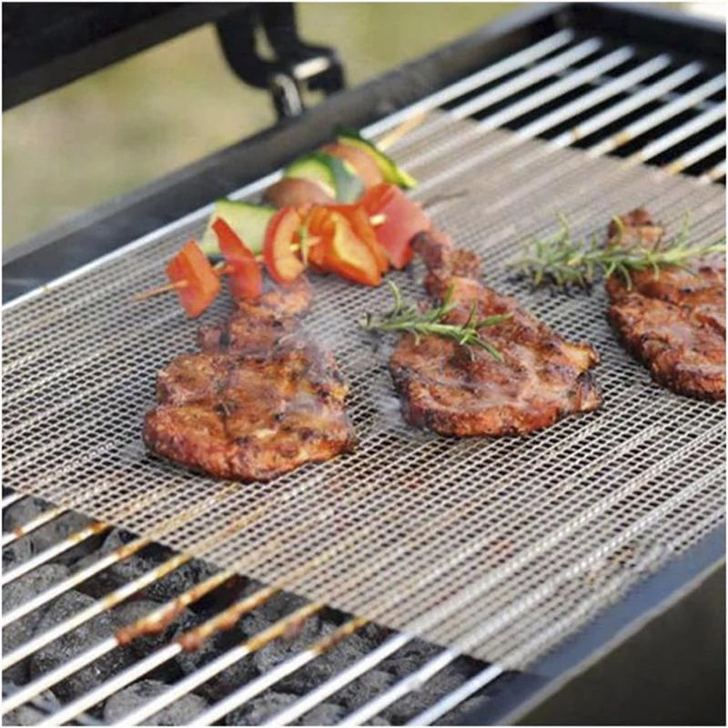 Non-Stick BBQ Grilling Mesh Mat Secondary image
