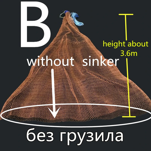 Hand Throw Cast Fishing Net