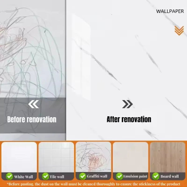 Self-Adhesive Waterproof Marble Wallpaper Roll