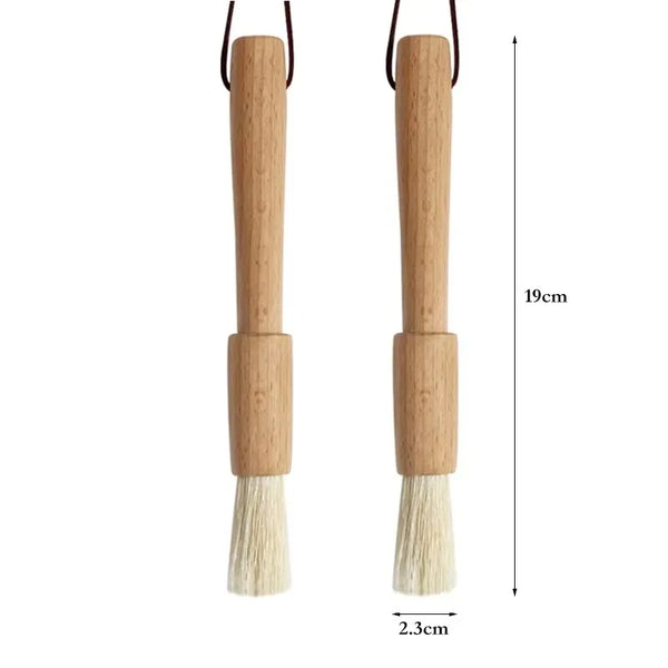 Wooden Basting Brush Set (2-Piece)