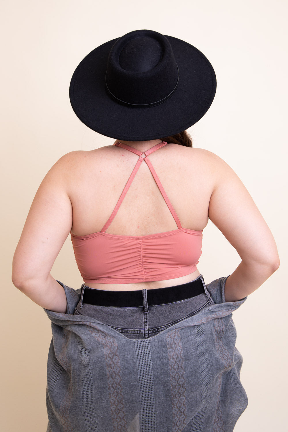 Ruched Bralette - Plus Size Secondary image