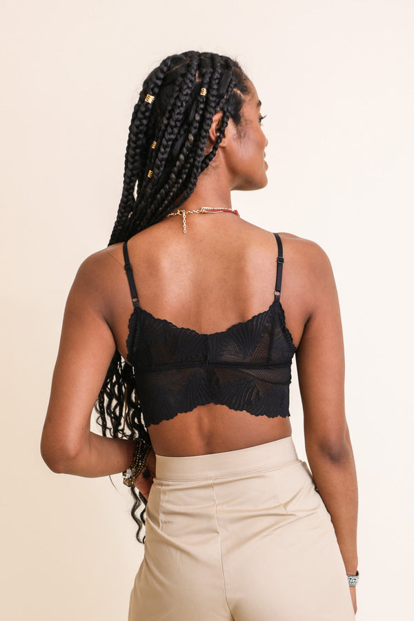 Lace Scallop Bralette