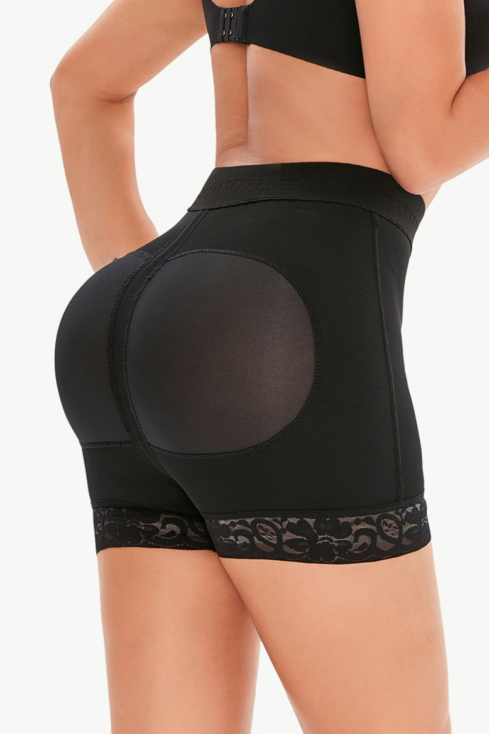 Lace-Trim Pull-On Shaping Shorts Secondary image