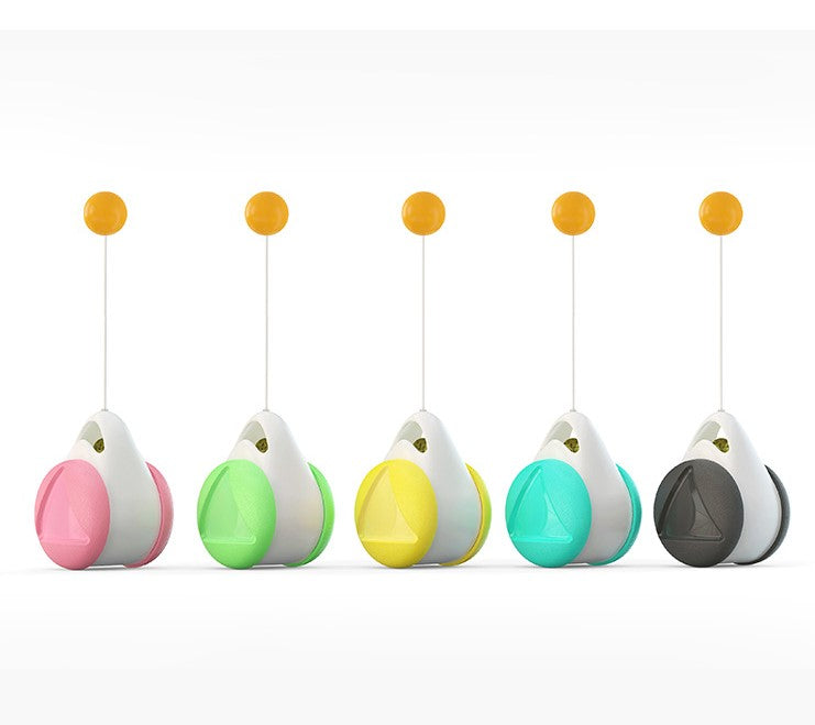 Interactive Rocking & Spinning Cat Toy