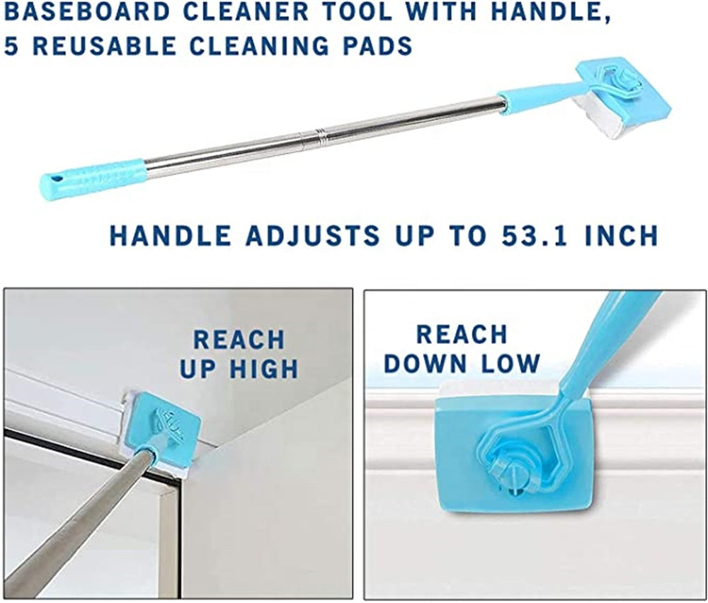 Retractable Baseboard Cleaning Brush