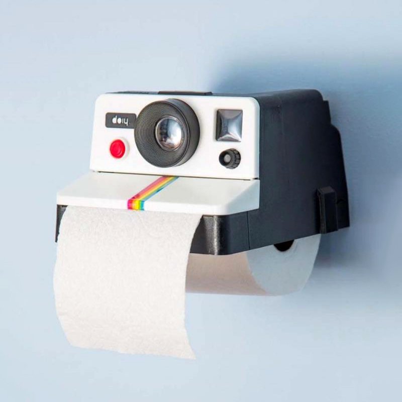 Retro Camera Toilet Paper Holder Main image