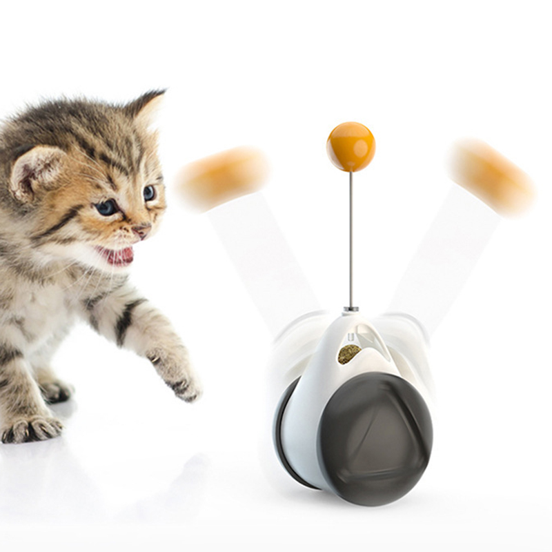 Interactive Rocking & Spinning Cat Toy Main image