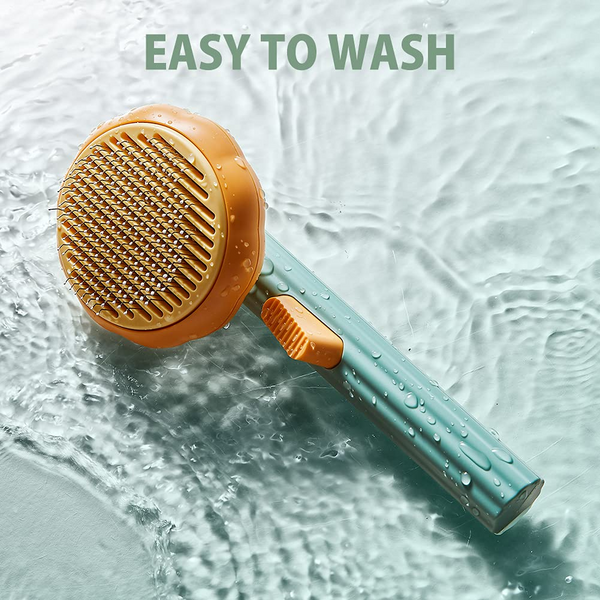Self-Cleaning Pet Grooming Brush