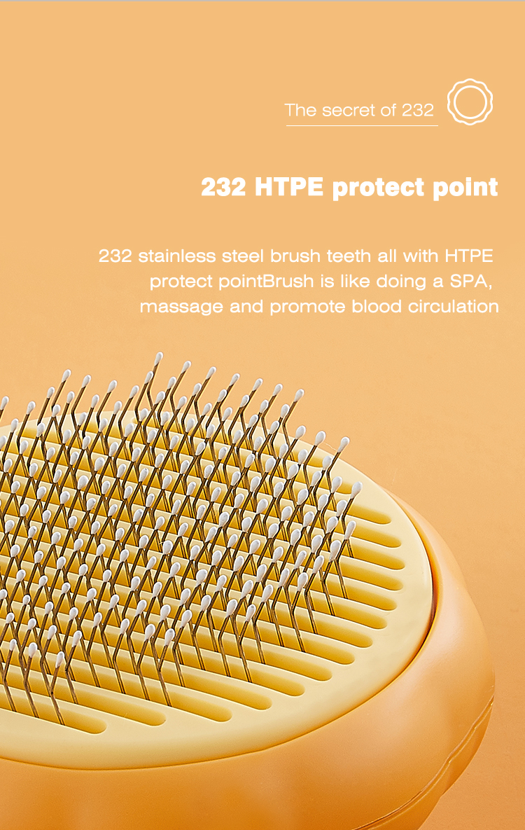Self-Cleaning Pet Grooming Brush