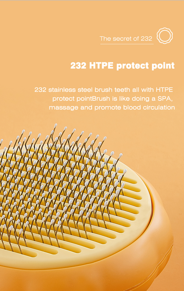 Self-Cleaning Pet Grooming Brush