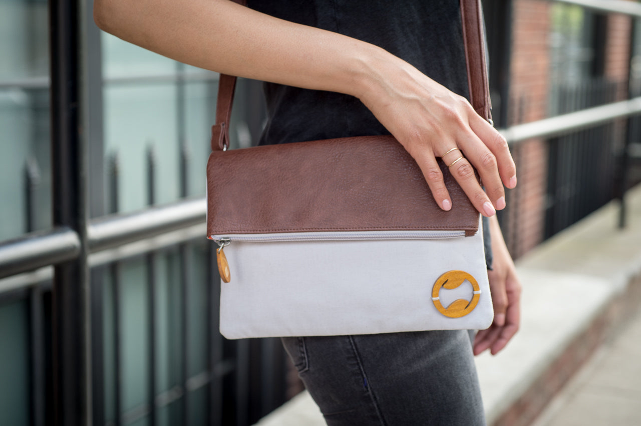Greene Vegan Leather Crossbody Clutch Secondary image