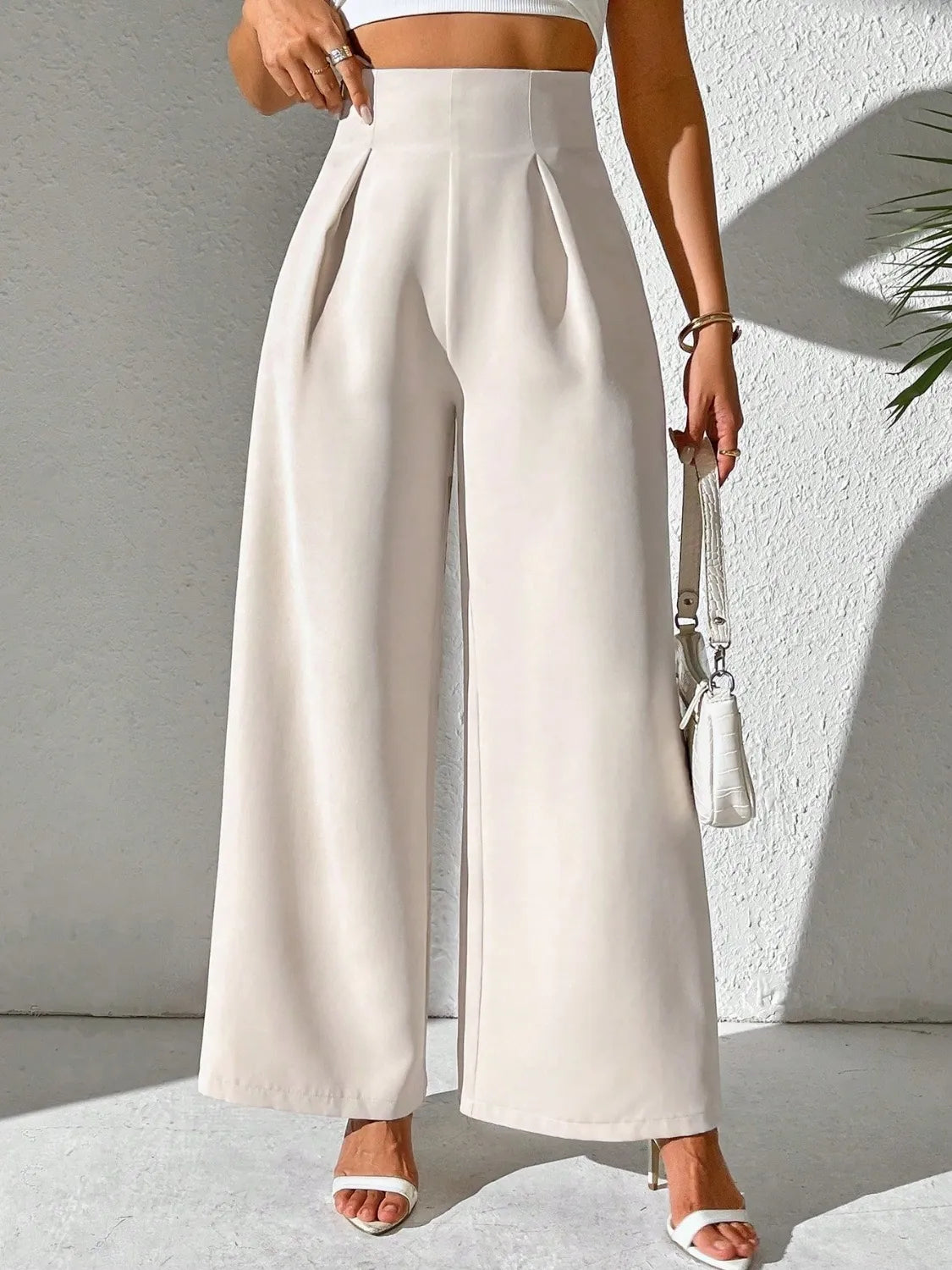Wide Leg High-Waist Trousers Secondary image