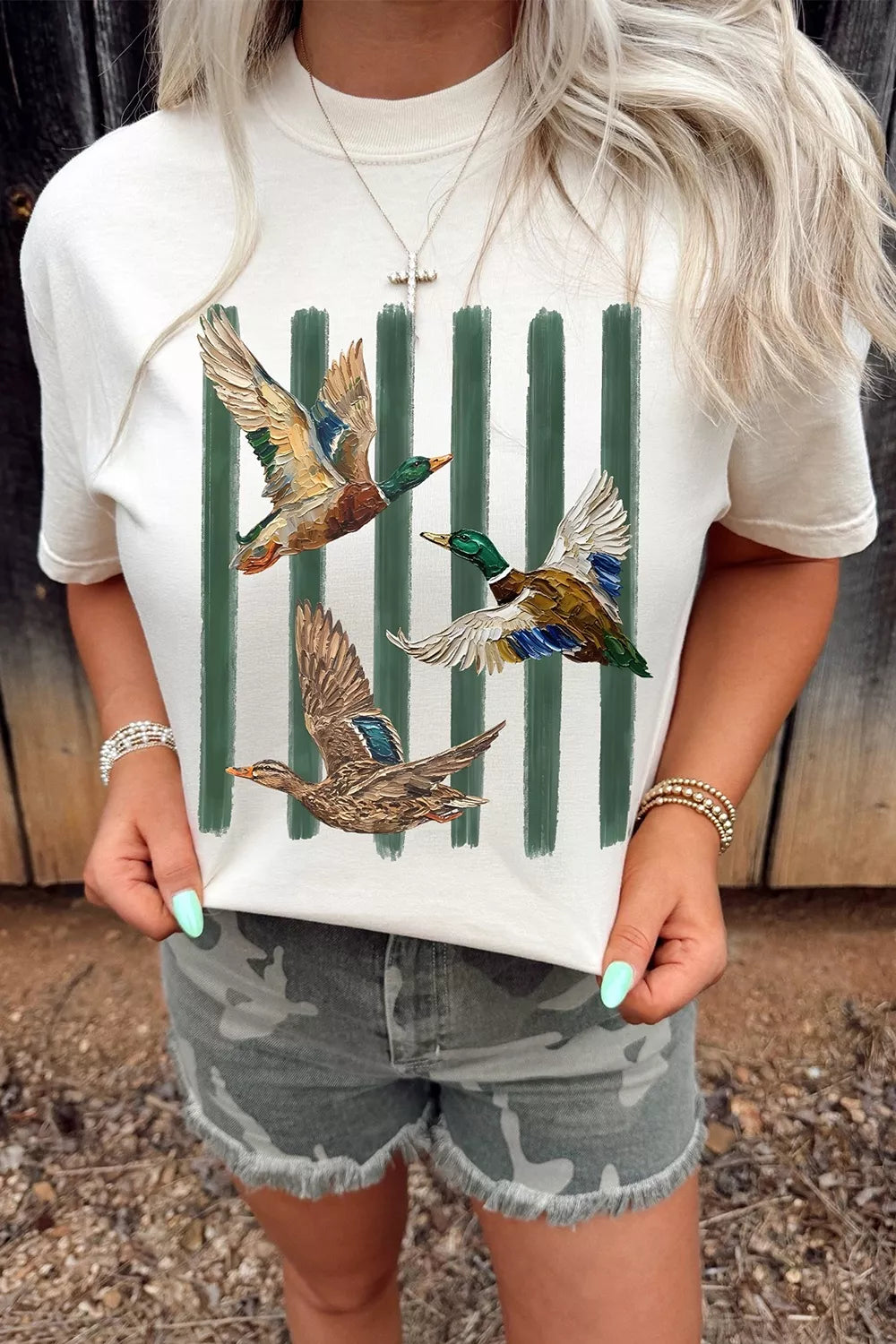 Mallard Duck Graphic Tee Secondary image
