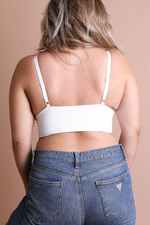 Plus Size Lace Bralette Cami