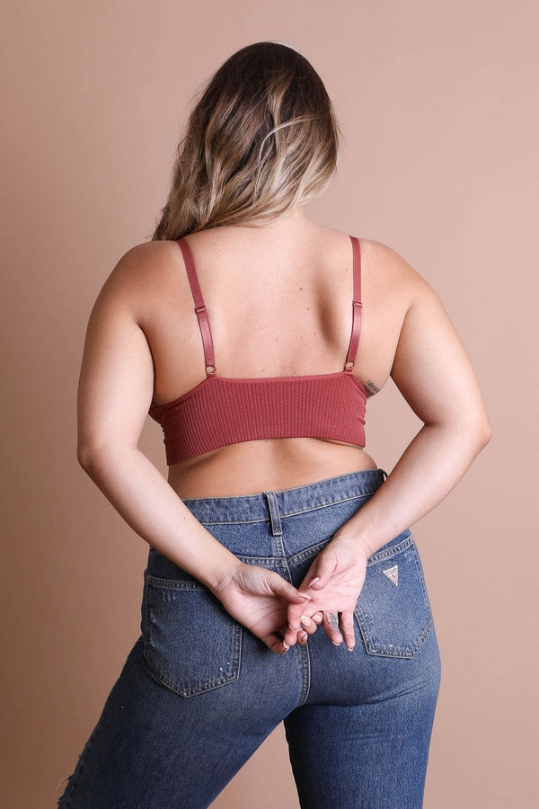 Plus Size Lace Bralette Cami